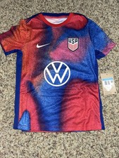 Nike USMNT Academy Pro Youth Medium Soccer Pre Match Top Jersey FJ3096-101 NWT