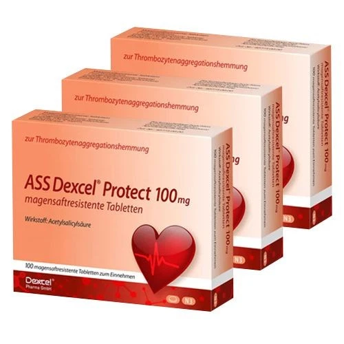 DEXCEL PHARMA GMBH Ass Dexcel Protect 100 mg Magensaftres.tabletten (3x100 St) 3 St