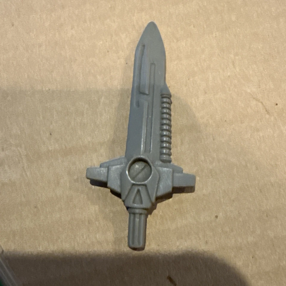 1988 Hasbro Takara Transformers G1 Accessory - Landmine Sword Gray Pretenders - Image 3 of 4