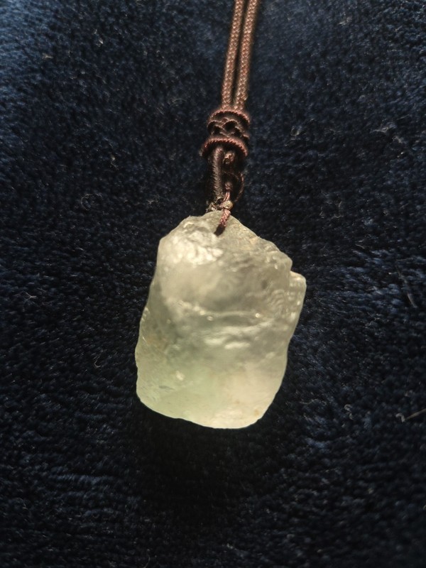 fluorite crystal necklace