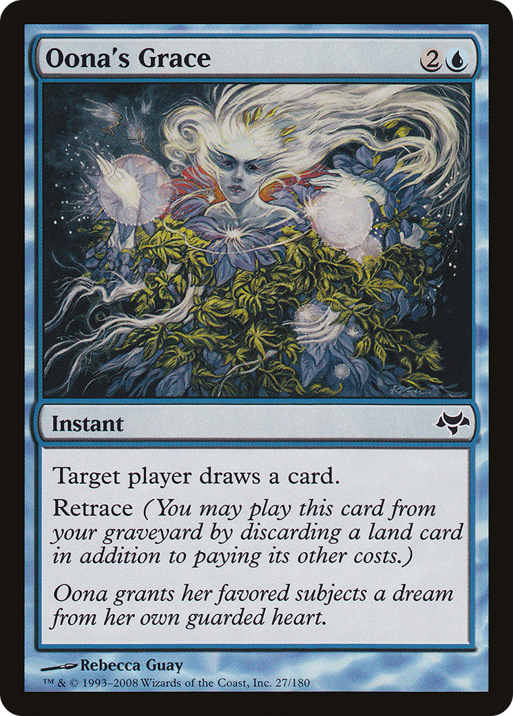 Oona's Grace #27 (LP) Eventide EVE Magic MTG