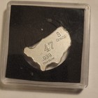 0.999 Fine Silver 5g Silver Donald Trump Election Map in Display Case — photo 2