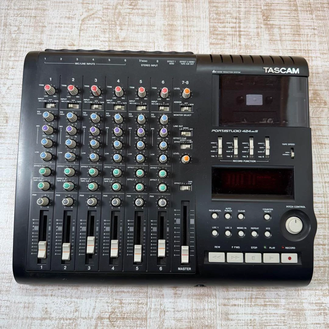 美品　カセットMTR TASCAM PORTASTUDIO 424 極美品・動作確認済 カセットMTR TASCAM PORTASTUDIO 424 - メルカリ