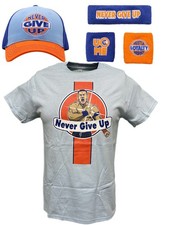 John Cena Blue Orange Never Give Up 20 Years Youth Costume