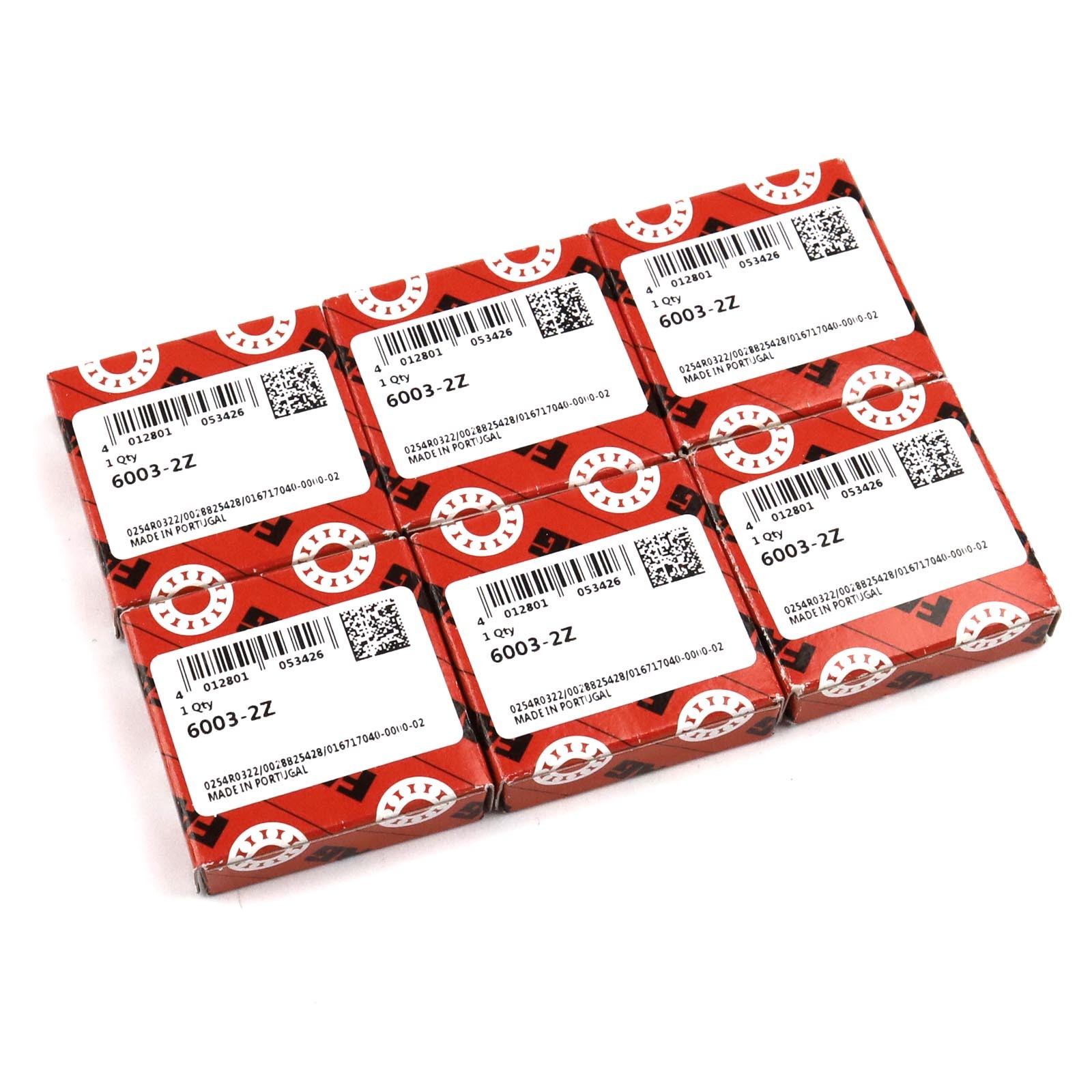 FAG Kugellager Rillenkugellager 6003-2Z (6Stk.) OVP