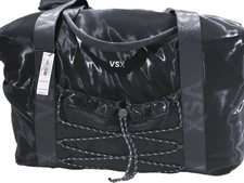 VICTORIA'S SECRET VSX Sport Duffle Black Shark Hi-Gloss Liquid Shine NWT $89.95