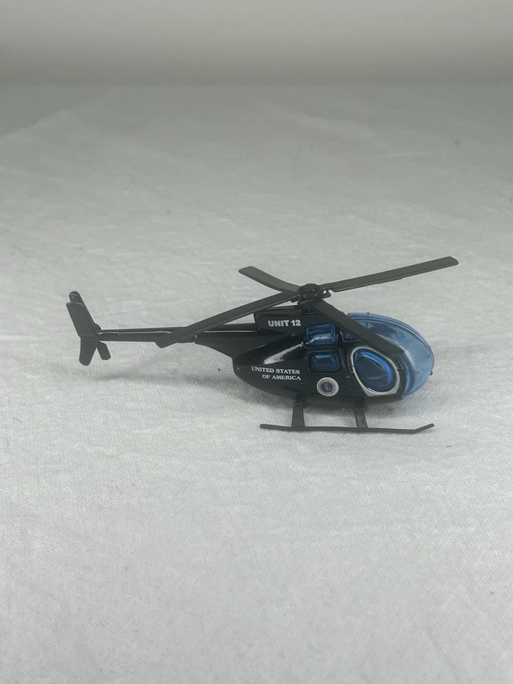 1/90 Scale Hughes 369HS Diecast U.S. Secret Service Helicopter Toy (4") Daron - Image 2 of 2