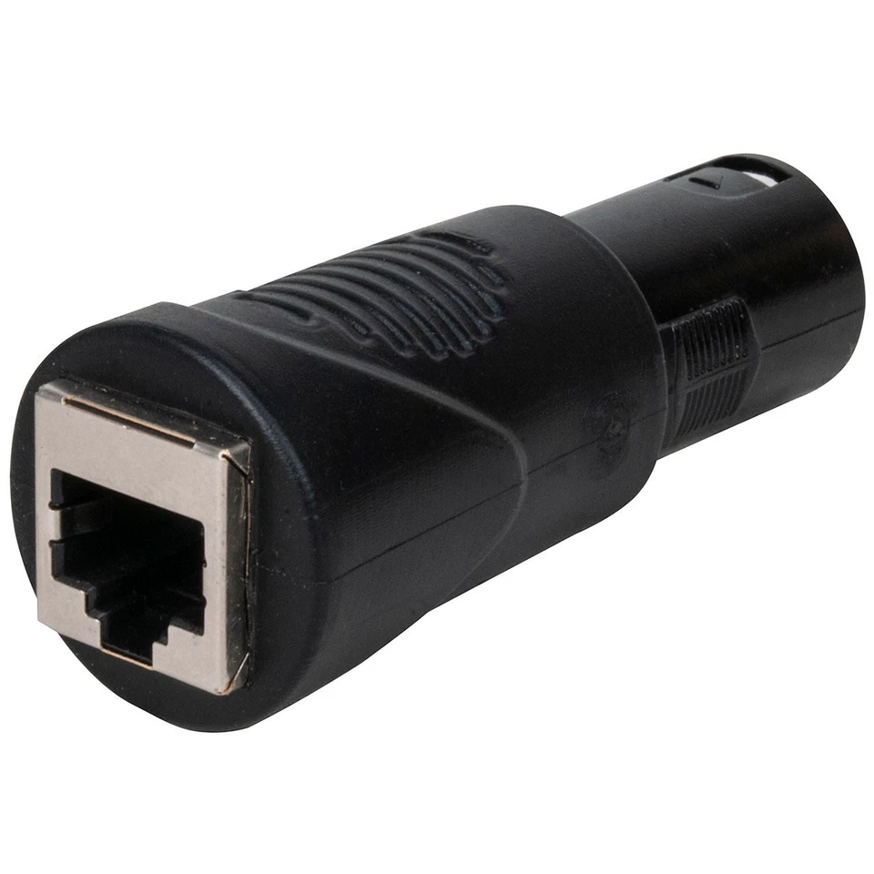 Accu-Cable RJ45 Ethernet to 5-Pin XLR/DMX Male Adapter, Out of Box - Image 4 of 4