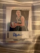 Dorka Juhasz 2025 Prizm WNBA Retro Silver Prizm Auto Minnesota Lynx
