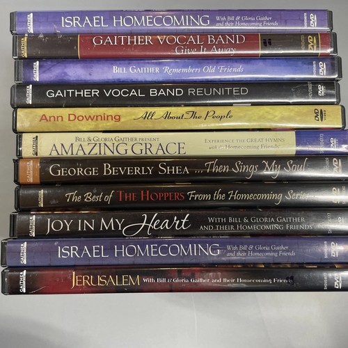 Gaither Gospel DVDs lot Of 11 , Good Cond-Pre-Owned , Homecoming & Gospel Series