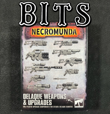 DELAQUE WEAPONS AND UPGRADES KIT NECROMUNDA UNDERHIVE BITZ 40K