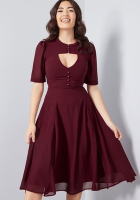 fit and flare midi dress uk