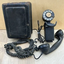 BELL SYSTEM made by Western Electric - Rotary Wall Mount With Bell Box