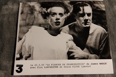 LA FIANCE DE FRANKENSTEIN / Boris Karloff Valerie Hobson photo presse T ...
