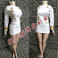 1:6 Navy Tops Skirt Dress Clothes For 12inch Female PH TBL JO Action Figure Body