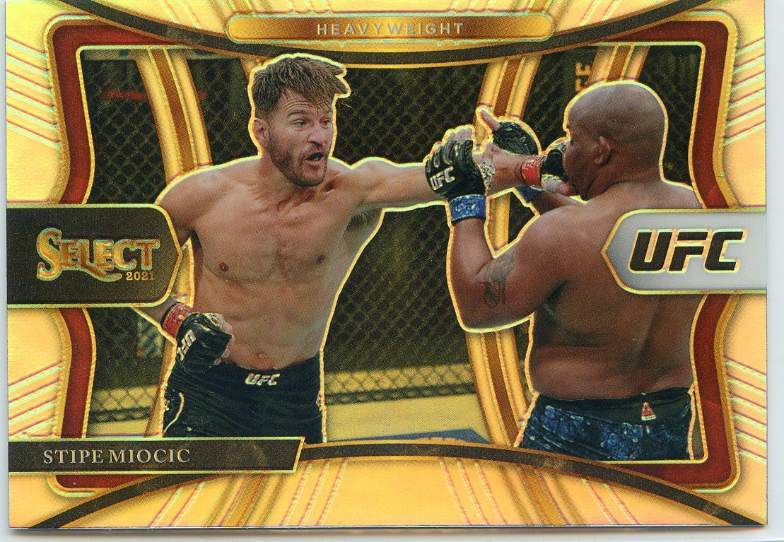 2021 Panini Select UFC STIPE MIOCIC Silver Prizm PREMIER LEVEL No 104