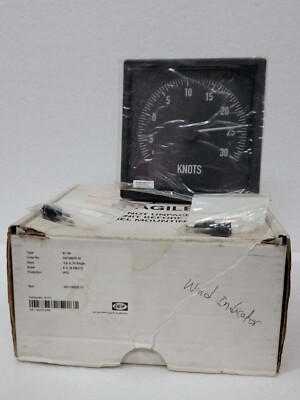 DEIF 100184670.10 XL144 COMPASS SAFE DISTANCE 0.3M KNOTS INDICATOR S/N ...