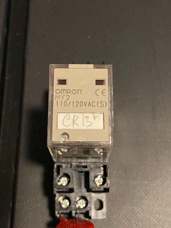 Omron MY2 General Purpose Relay, 120V AC Coil Volts, Square, 8 Pin, DPDT