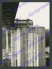 Autobahn BAB 8 Baustelle Mangfallbrücke Dywidag Kran Brückenbau Beton Weyarn ´59