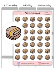 Clean Towel Icon Planner Sticker, Fresh Towel Sticker, Chores Sticker, Calendar