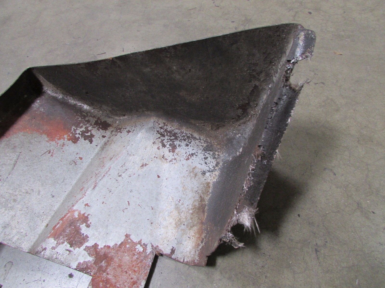Ferrari F355, F1 Power Unit Heat Shield, Used, Damaged, P/N 166881