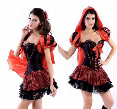 Piccolo Cappuccetto Rosso Costume Donna Vestito Natale Favola 8 12 | eBay