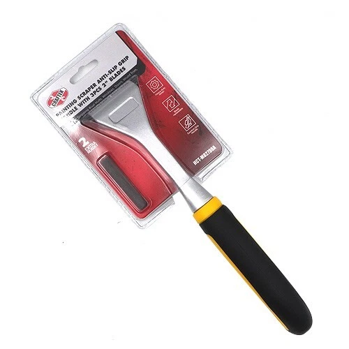 Wall Cleaning Paint Scraper Multi Function Painting Tool Anti-slip 3pcs 2" Blade - image 2 of 4