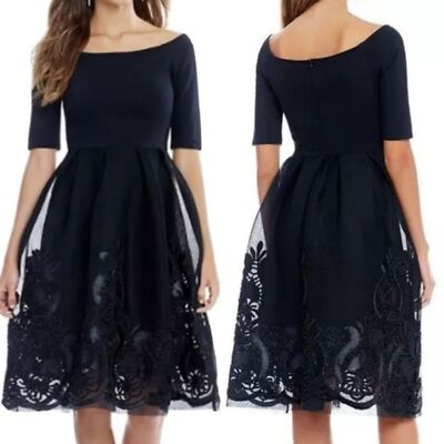 Dao Chloe Dao Off Shoulder Black Mesh Lace Embroidered Rockabilly Dress S | eBay Dao Chloe Dao Off Shoulder Black Mesh Lace Embroidered Rockabilly Dress S | eBay