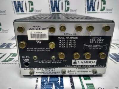 LCS-C-5-OV-R LAMBDA REGULATED MODULAR POWER SUPPLY