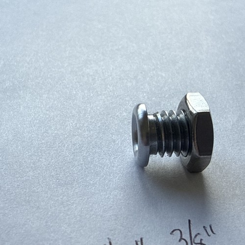 Drum Air Vent Grommet TOP QUALITY !! 3/8”W (9.74mm)X 1/2”L Chrome Screw Vent - Picture 5 of 6