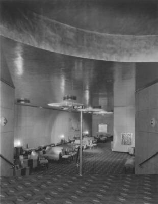 Lounge at RKO Roxy Theatre New York 1932 Historic Old Photo