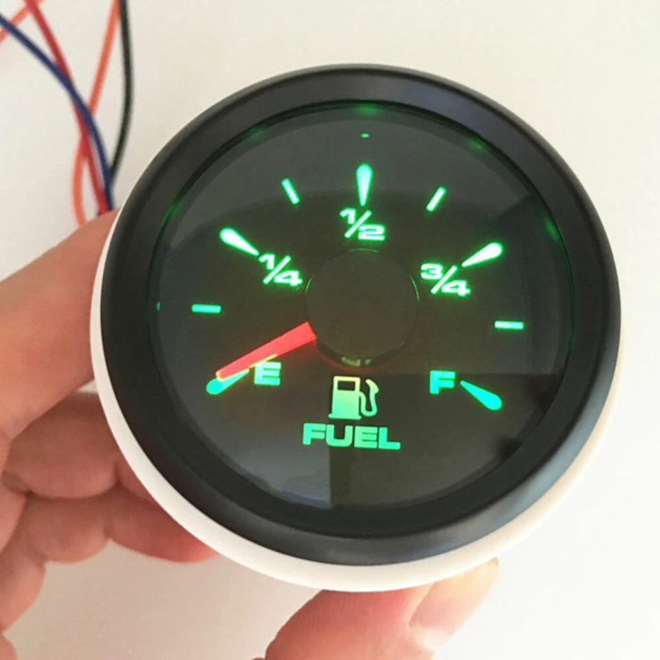 Medidor de nivel de tanque de gasolina diésel autocaravana barco marino 2" 52 mm 0-190Ω 240-33Ω Foto 3 de 4