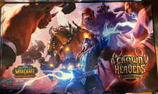 WORLD OF WARCRAFT TCG "Crown of the Heavens Aftermath” Play Mat - 14" X 24"!