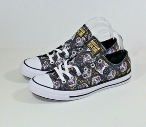 sugar skull shoes converse