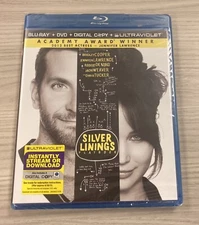 Silver Linings Playbook Blu-Ray, DVD, Digital & UltraViolet - NEW!