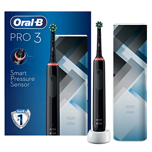 OralB Pro 3 Electric Toothbrush with Smart Pressure Sensor and Cross