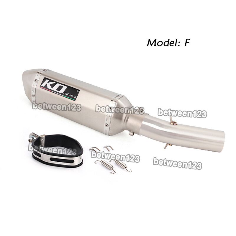 Exhaust Mid Link Pipe + Muffler Tip For Kawasaki Ninja ZX6R ZX636 2009