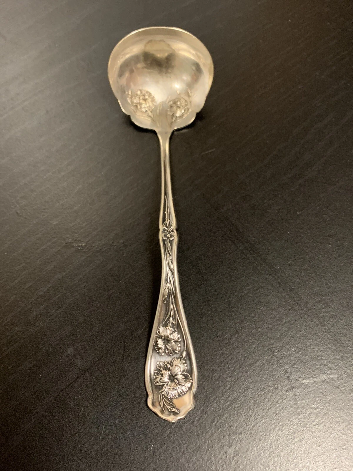 Antique Art Deco Silver Plate Sauce Ladle ‘08