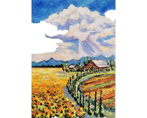 Henryk Kinski (Poland) Original Oil Painting on Canvas F25