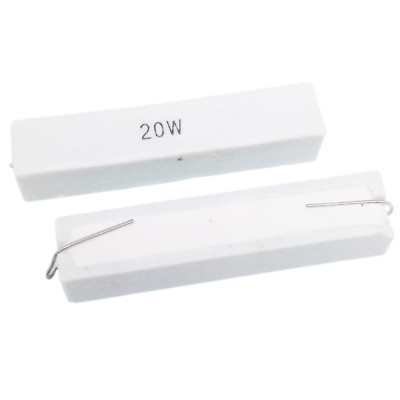 2-Pack 20 Ohm 20W Axial Ceramic Cement Power Resistors – US Stock, 20RJ