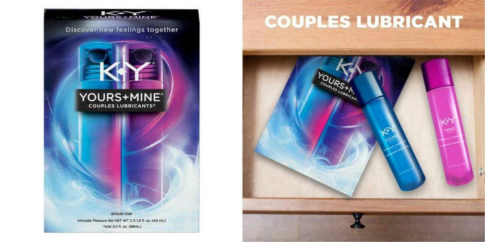 Bundle Package Of KY Yours And Mine And A KY Jelly Tube, 59 OFF