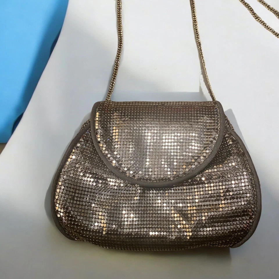 Винтажный сетки WHITING & DAVIS комплект вечер сумка через плечо монета / изменить сумочки - Изображение 3 из 4