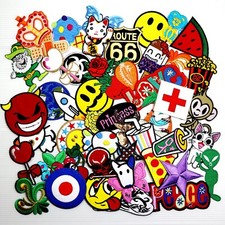 Random Patch Funny Joke cartoon Art Emblem for DIY Iron on Clothes Jeans Jacket