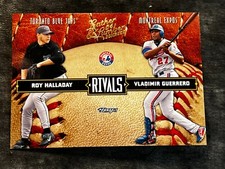 2004 Donruss Leather & Lumber RIVALS Roy Halladay / Vladimir Guerrero 0564/2499