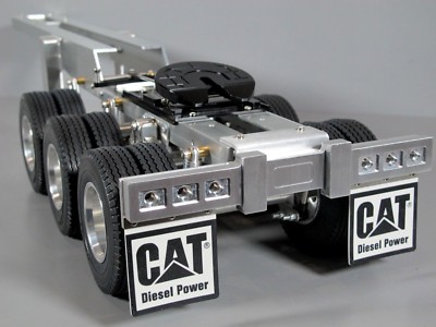 Aluminum Tamiya 1/14 R/C Semi Tractor Trailer 3 Axles Dolly 5th wheel Coupling