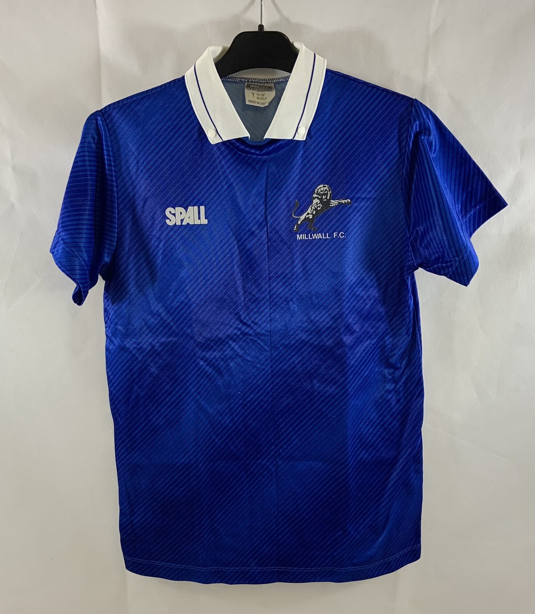 Millwall Home Football Shirt 1989/90 Adults Small Spall C627 UK