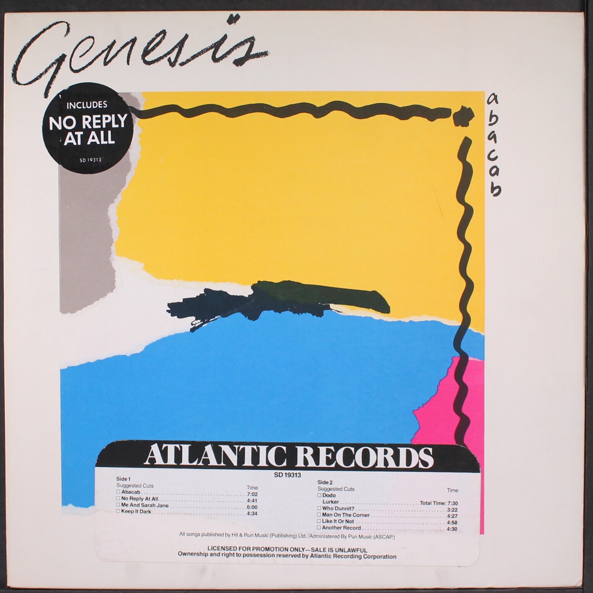 独LP Genesis Abacab R1188156 Warner Music Group,  /00260 Genesis - Abacab (1LP) | Warner Music Canada