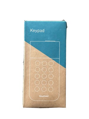SimpliSafe SSKP3-W Keypad White Wireless Touch-to-Wake Smash Safe