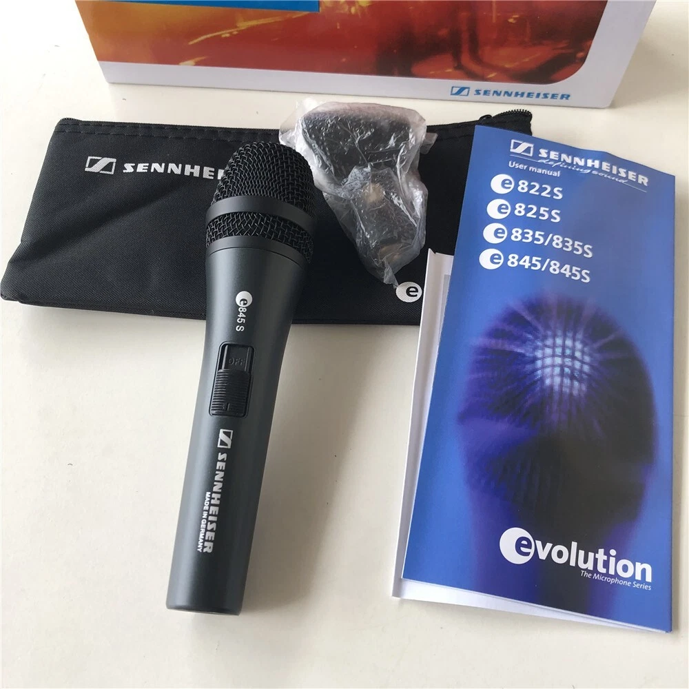 Sennheiser e845S Dynamic Super Cardioid Vocal Wired Microphone With Switch
