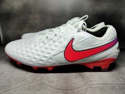 nike tiempo white and red